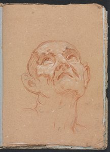 Verona Sketchbook: Mužská hlava (strana 31) od Francesco Lorenzi
