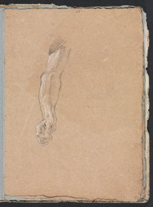 Verona Sketchbook: Pravá paže a ruka strana 49, 1760. od Francesco Lorenzi