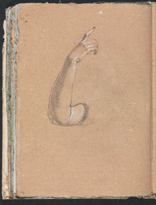 Verona Sketchbook: Pravá paže a ruka strana 66, 1760. od Francesco Lorenzi