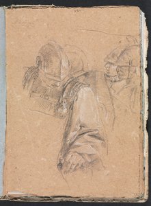 Verona Sketchbook: Soldiers strana 73, 1760. od Francesco Lorenzi