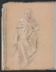 Verona Sketchbook: Stojící mnich (strana 52) od Francesco Lorenzi