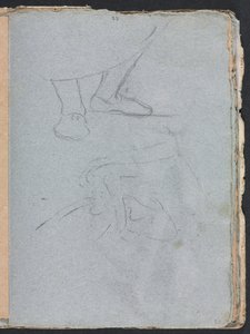Verona Sketchbook: Studie chodidel (strana 53) od Francesco Lorenzi