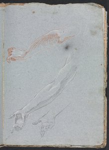Verona Sketchbook: Studium rukou a paží (strana 29) od Francesco Lorenzi