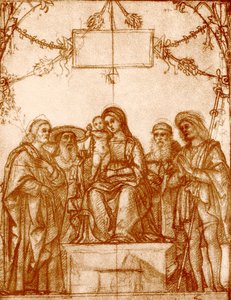 Madona se čtyřmi svatými od Francesco Morone