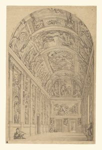 Pohled na Farnese Gallery, Řím
