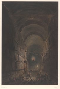 Jeskyně Posillipo Jeskyně Posillipo v Napels od Francesco Piranesi