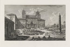 Vila Medici od Francesco Piranesi