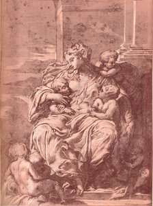 Charita, 16. století, 1903 od Francesco Primaticcio