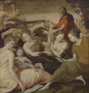 Umění hudby, c.1565 od Francesco Primaticcio