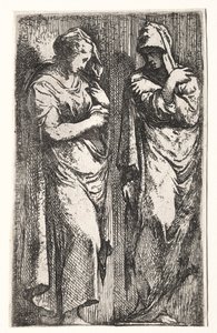 Dvě římské ženy od Francesco Primaticcio