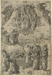 Nanebevzetí Panny Marie, c. 1495. od Francesco Rosselli