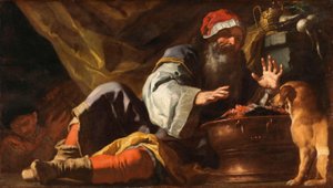 Alegorie zimy od Francesco Solimena