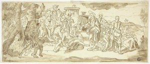 Kristus uzdravil chromého od Francesco Solimena