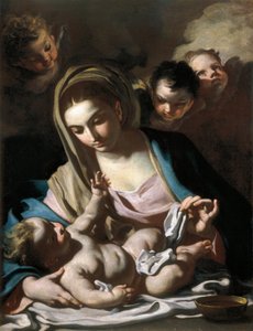 Madona s dítětem od Francesco Solimena