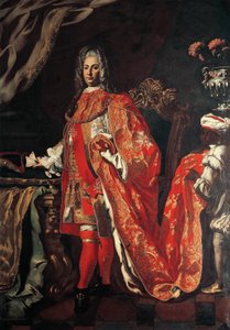 Portrét Marzia Carafy, vévody z Maddaloni, Francesco Solimena (1647-1747) od Francesco Solimena