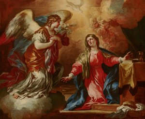 Zvěstování od Francesco Solimena