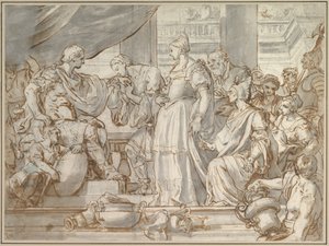 Scipionova zdrženlivost od Francesco Solimena