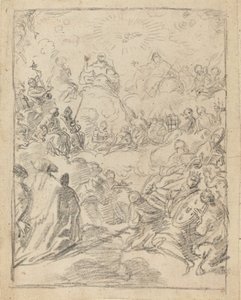 Triumph of the Trinity (The Gloria) od Francesco Solimena