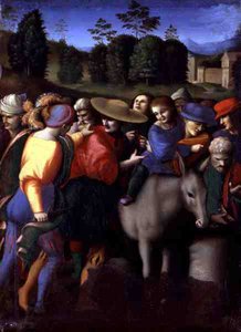 Znovuzískání ukradeného poháru z knihy "Příběhy Giuseppeho Ebrea" (tempera na desce)