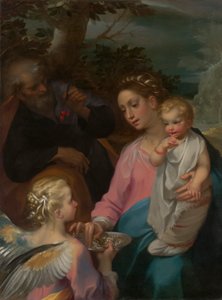 Odpočinek na útěku do Egypta, známý jako Madonna della Pappa