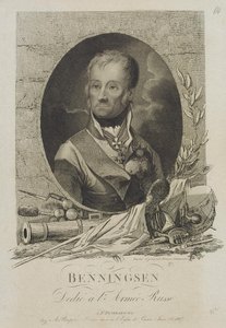 Portrét hraběte Levina Leonty August Theophil von Bennigsen 1745-1826, 1807