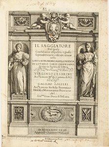 Frontispis "The Assayer" od Galileo Galilei, 1623