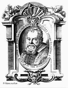 Galileo Galilei , italský astronom a matematik, počátek 17. století