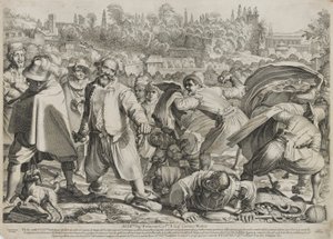 Il Bruttobuono (Pouliční boj) od Francesco Villamena