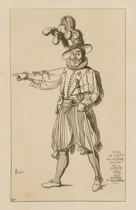 Jean le Grott z Lucernu, strážce papeže, 1613