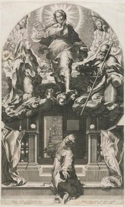 Extáze svatého Františka. od Francesco Villamena