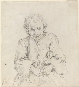 Sedící rolník od Francesco Zuccarelli