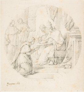 Angelo Maria Querini jmenován kardinálem Benediktem XIII., 1709-87.