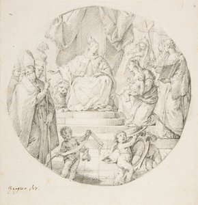 Šlechta představuje nemluvně do Benátek, 1709-87.