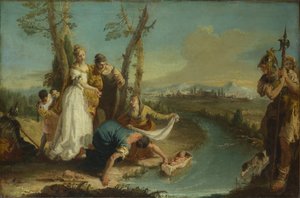 Nalezení Mojžíše po roce 1740