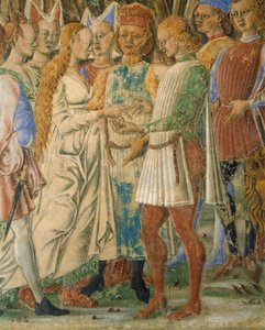 Itálie, Ferrara, Palazzo Schifanoia, sál měsíce, měsíc červen od Francesca del Cossa (1436-1478) od Francesco del Cossa