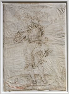 Atlas, asi 1472-74 (pero na pergamenu) od Francesco di Giorgio Martini