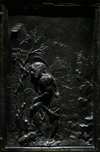 Svatý Jeroným kajícník, asi 1470-75 (patinovaný bronz) od Francesco di Giorgio Martini