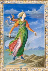Alegorie Kartága, c1448. od Francesco di Stefano Pesellino