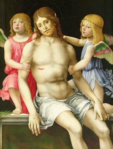 Deposition (Dead Christ between to Angels), c.1490 (olej na panelu)