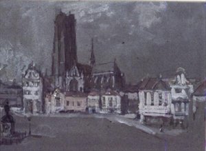 Malines (wc na papíře)