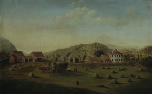 Leete Farm, West Claremont, New Hampshire, ca. 1822.
