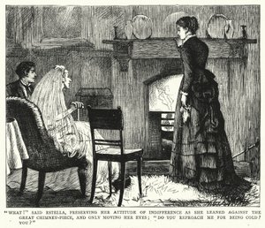 Ilustrace pro Velká očekávání od Charlese Dickense (rytina) od Francis Arthur Fraser