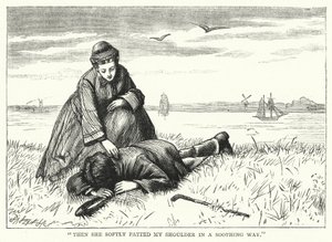 Ilustrace pro Velká očekávání od Charlese Dickense (rytina) od Francis Arthur Fraser