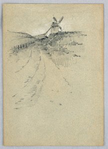 Větrný mlýn od Francis Augustus Lathrop