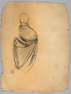 Postava s Drapery od Francis Augustus Lathrop