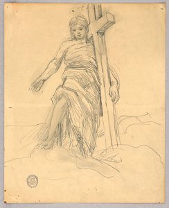 Skica pro centrální postavu ve vzestupu od Francis Augustus Lathrop
