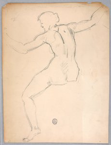 Náčrt pro "Noc" od Francis Augustus Lathrop
