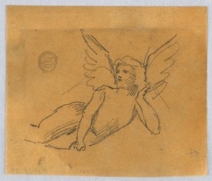 Skica pro Putto od Francis Augustus Lathrop