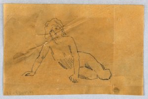 Skica pro Putto od Francis Augustus Lathrop