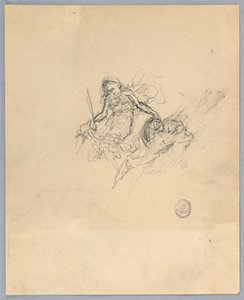 Náčrt Fortuny od Francis Augustus Lathrop